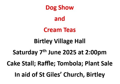 Dog Show 7th June 2025