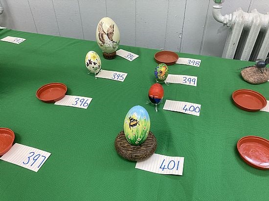 Decorated eggs