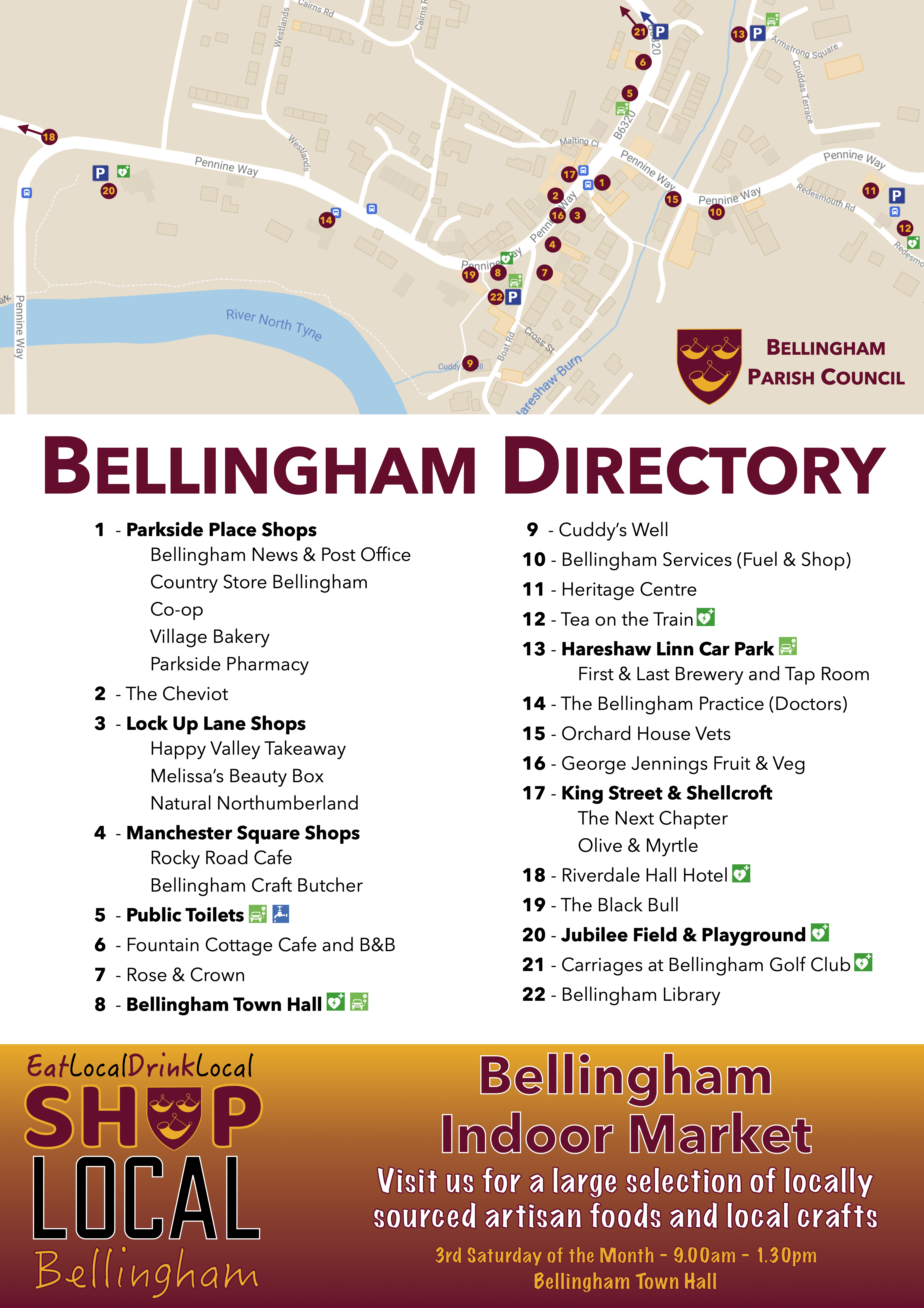 Bellingham Directory Map