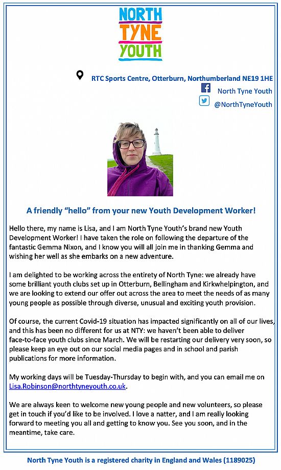 North Tyne Youth Letter