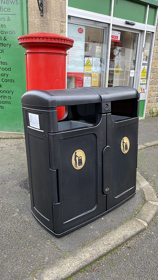 Photo of Bins outside the Post office