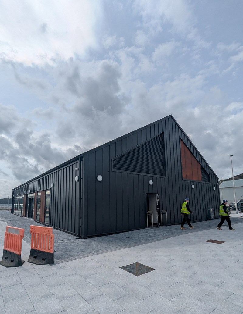 Isle of Skye building air tightness tset