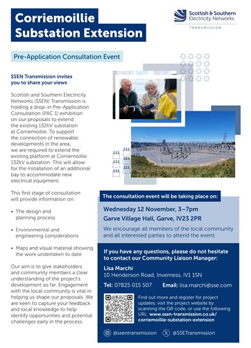 Corriemoillie Substation Extension SSEN Transmission Update