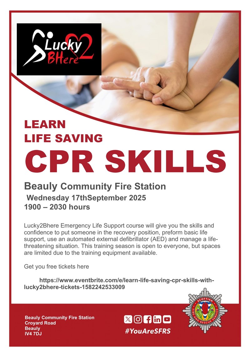 CPR Training poster