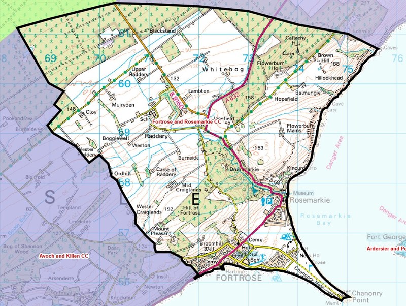 map of FRCC area
