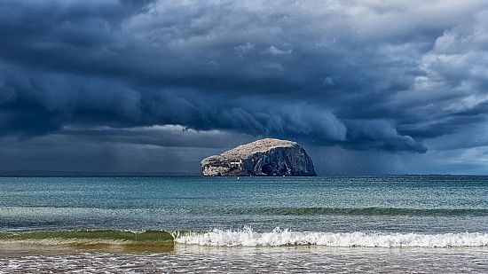 2nd Place - Storm Clouds Over Bass Rock