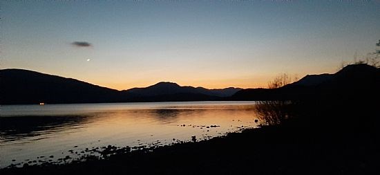 Sunset at Loch Lomond