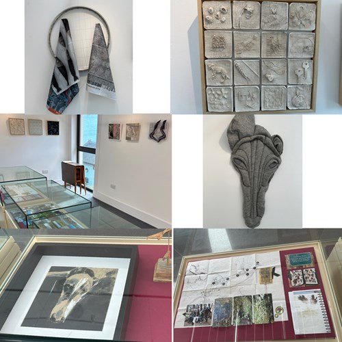 Exhibition, for the month of September, of artworks by Karen Ellis. “A Life Told Through Stitch”