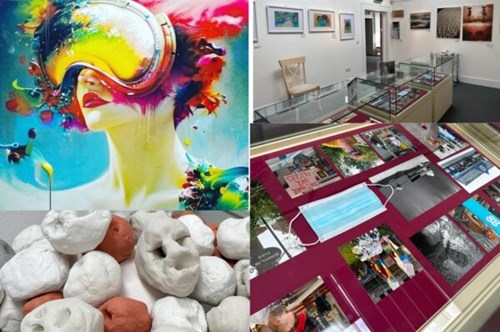 The Real and the Unreal - special exhibition for September in Dunblane Museum is by artist/prompt engineer, and former journalist, Ann Shaw