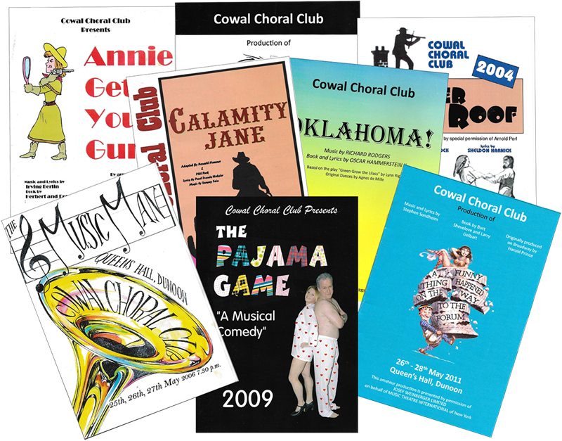 Montage of Musical Theatre Programmes