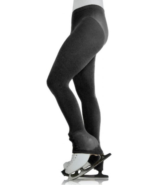 Mondor Black Thermal Footless Figure Skating Tights Velvet Interior Child/Adult 