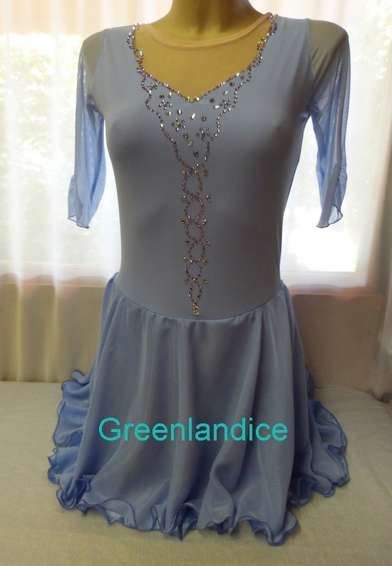 Rebecca design in Crystal Blue