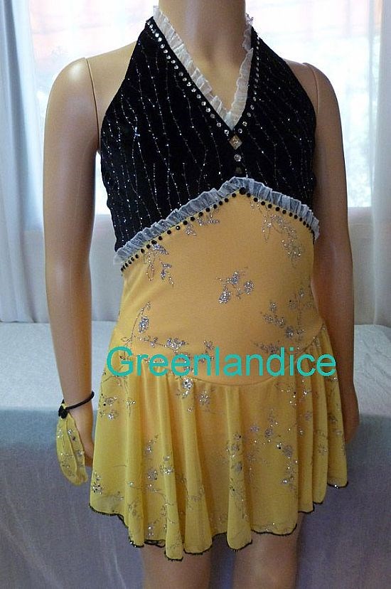 Alice Halter neck Yellow/Black CM