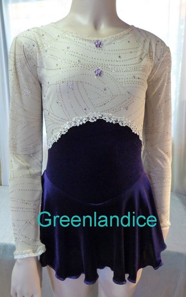 Lettie design Purple/Cream CXL