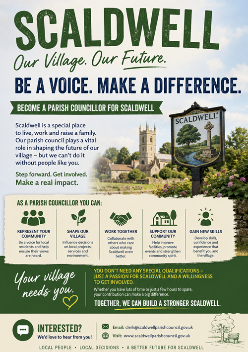 Become a Parish Councillor for Scaldwell