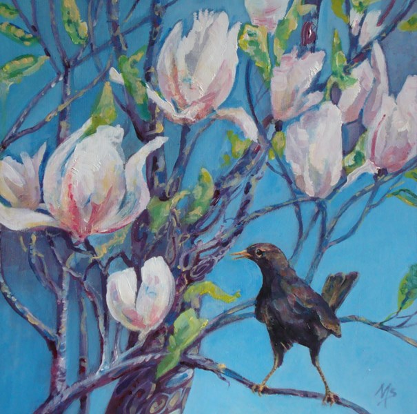 The Blackbird and the Magnolia