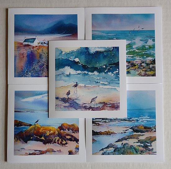 Set of 5 Sea Cards