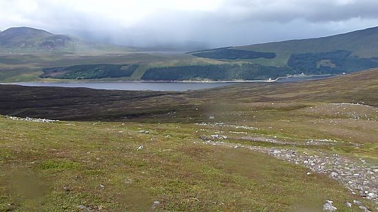 Route back to Balsporran cottages
