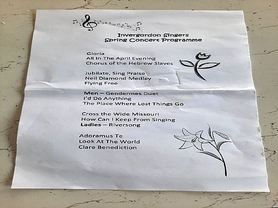 2025 05_Invergordon_Singers_Programme