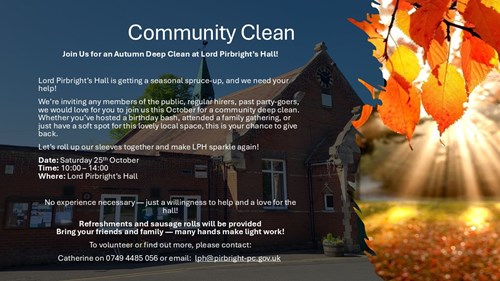 Community Deep Clean.
