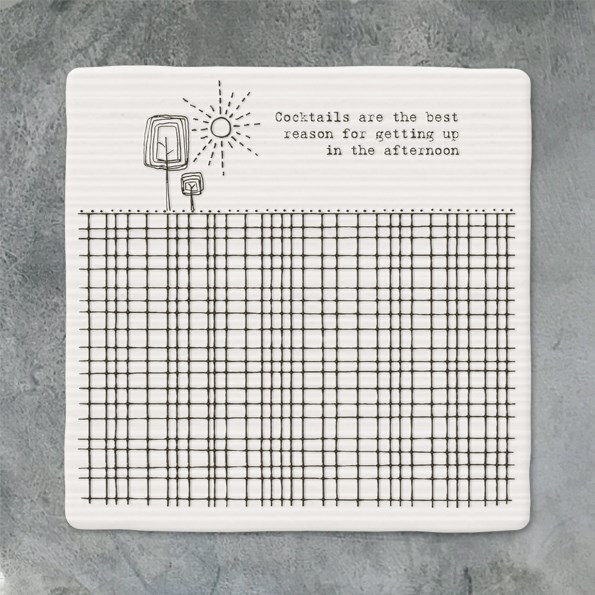 Square Ceramic Coaster Cocktails are the best...