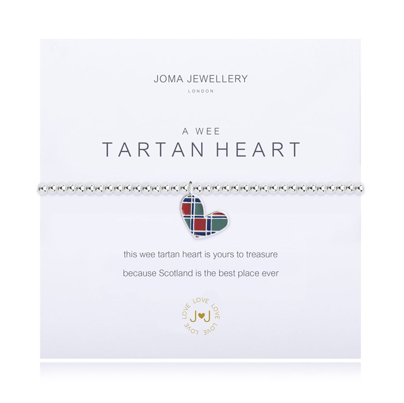 A Little Tartan Heart Joma Bracelet