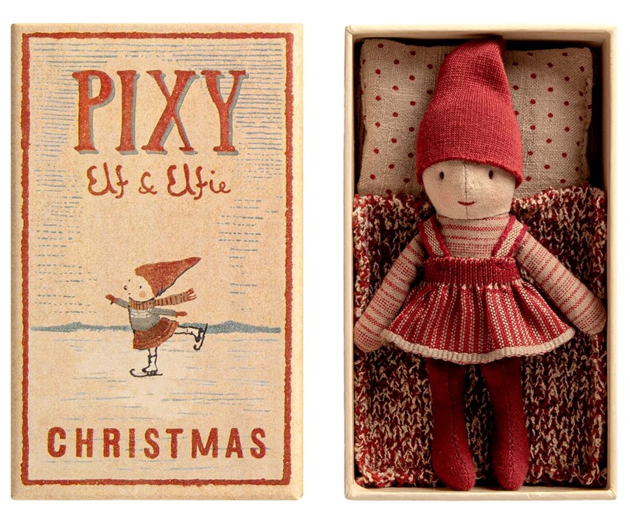 Maileg Elfie in a Matchbox 