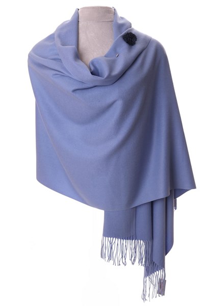 Lavender Pashmina with scarf pin