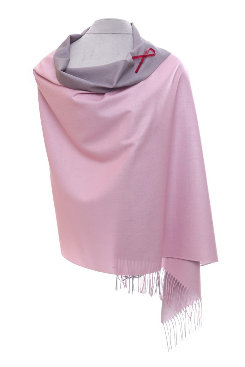 Pink/Lavender Reversible Pashmina