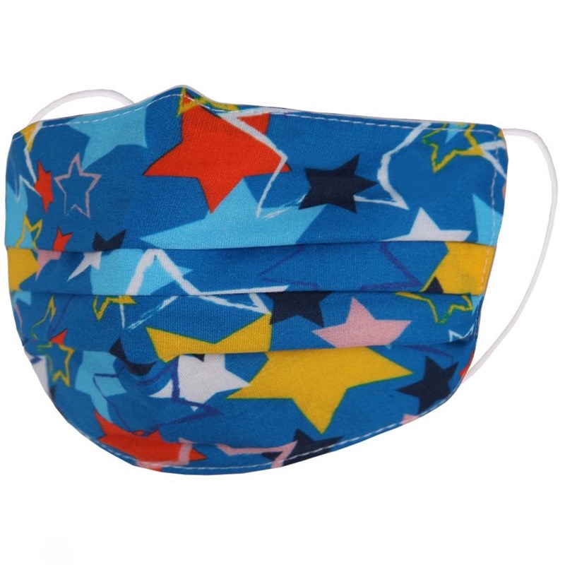 Blue Stars Kids Face Mask