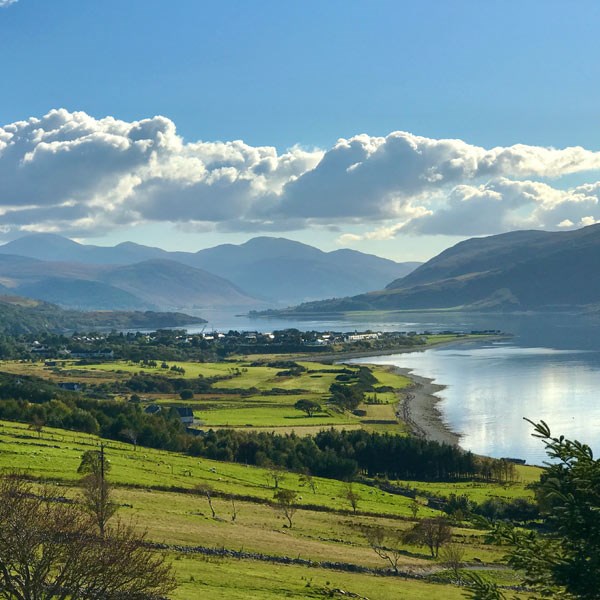 View of Ullapool from the West