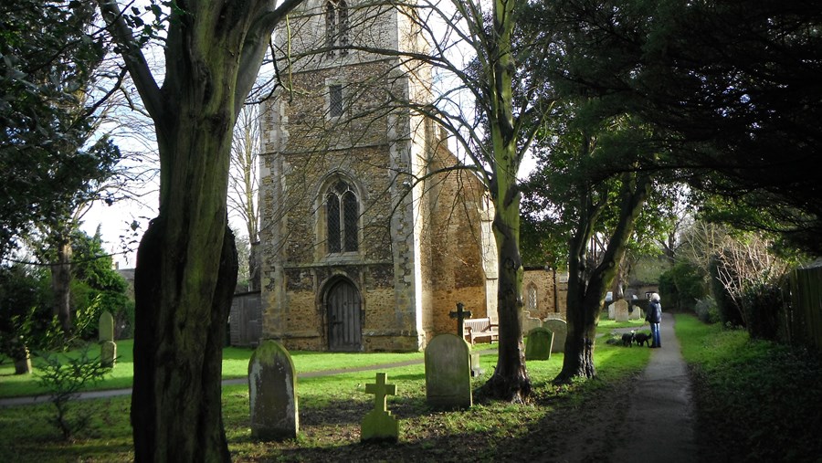 Church  from west