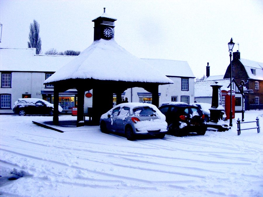Clock Tower  in Snow