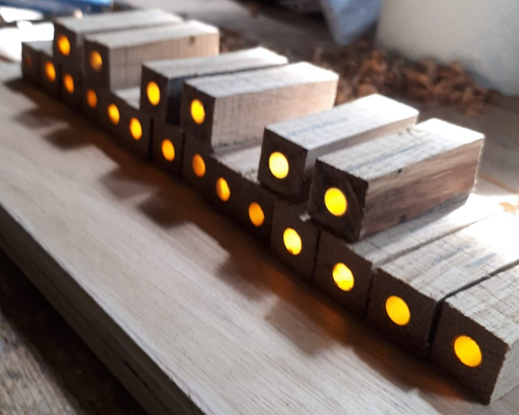 Blanks ready for Turning