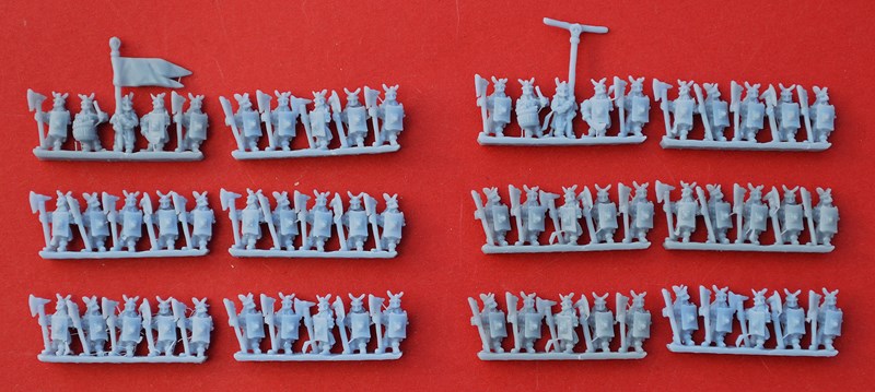 10mm Evil Men of the East Axemen (x12 strips)