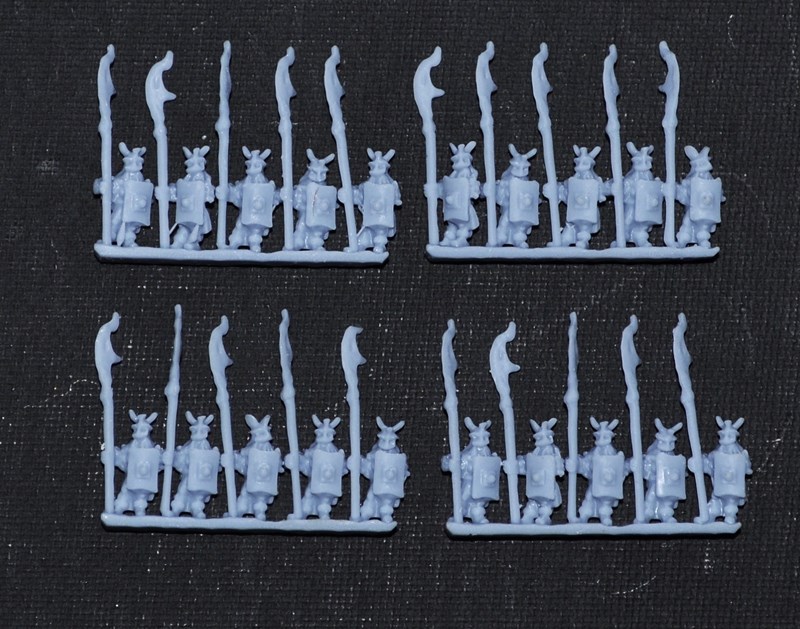 10mm Evil Men of the East Spearmen (x12 strips)