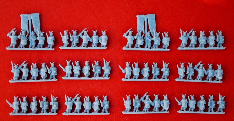 10mm Evil Men of the East Swordsmen (x12 Stands)