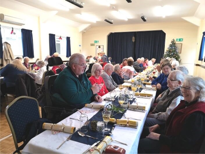 People sitting at table