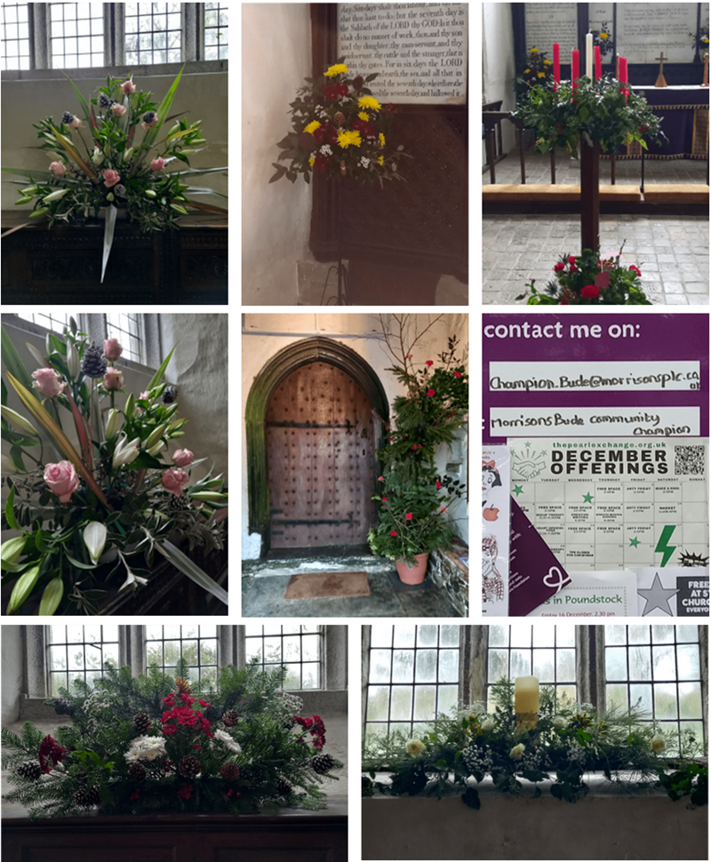 Collection of flower arrangements