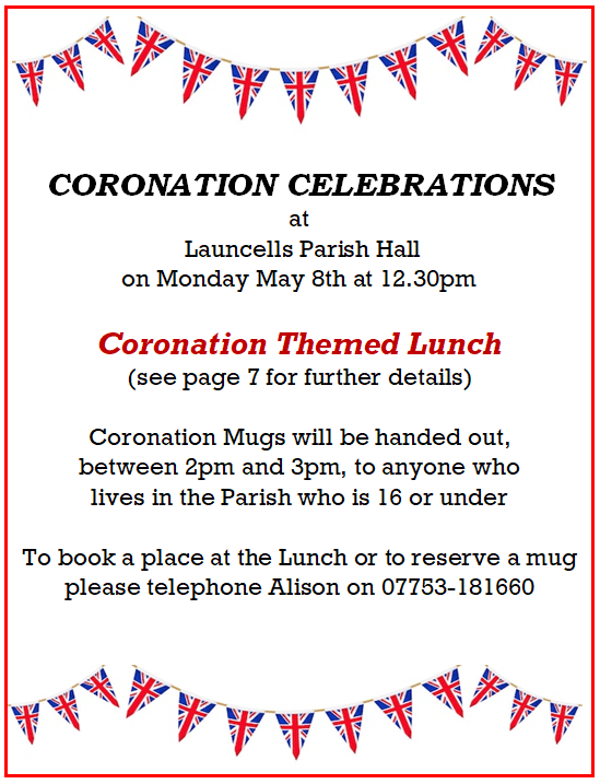 Coronation poster, text below