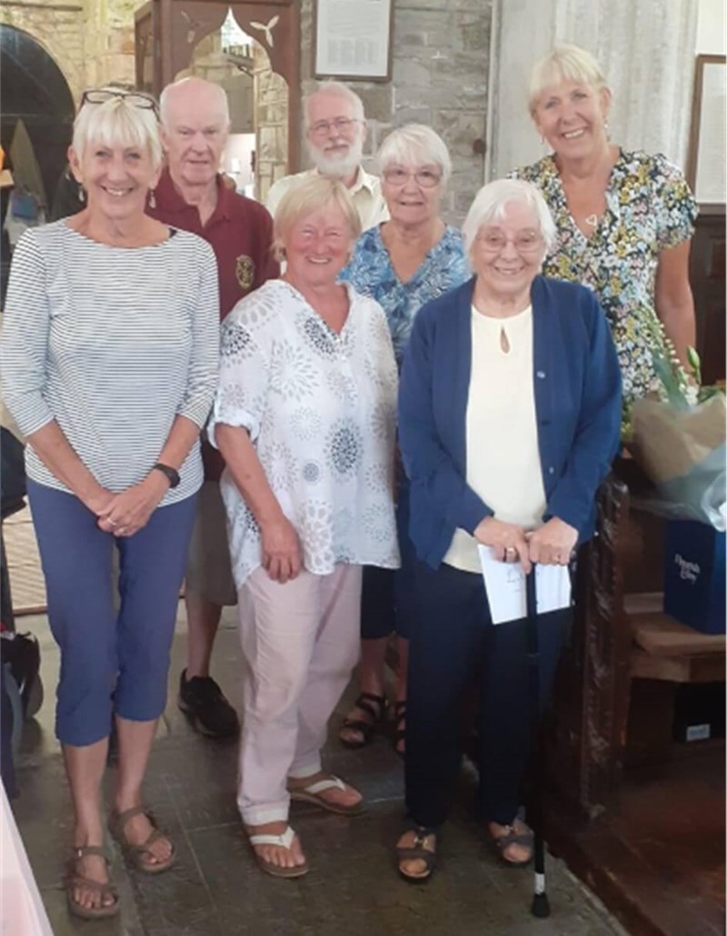 Group of people smiling at the camera