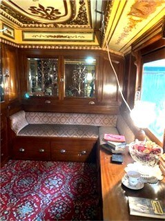 Inside a living wagon