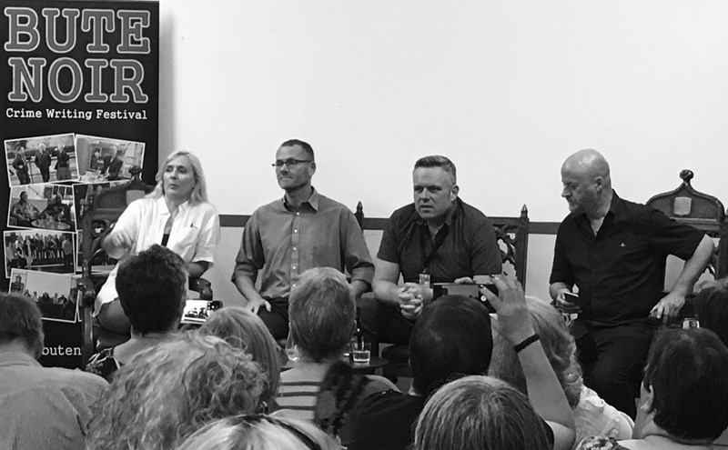 Bute Noir, August 2019, with Caro Ramsey, Ed James, Craig Robertson