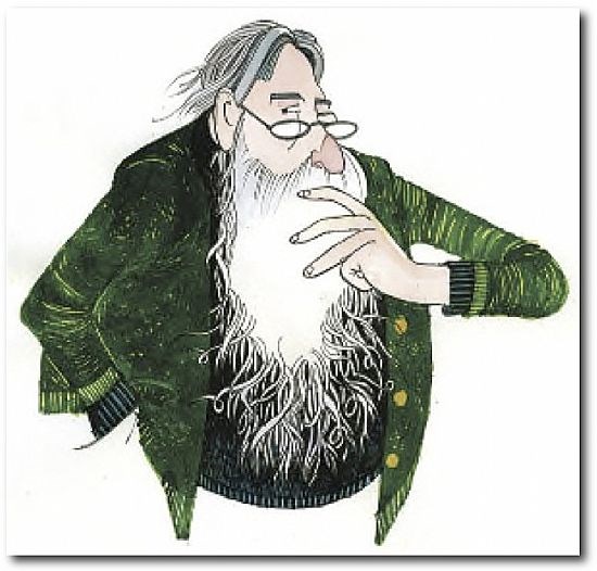 Alter-ego, Professor Ian Shackleton, an infrequent contributor to the world's discourse