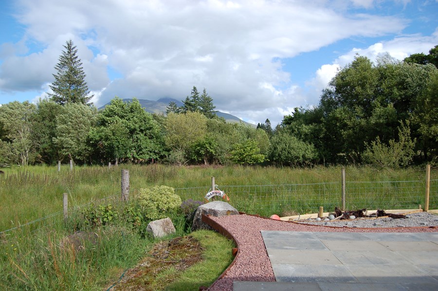 Ben View patio towards Cruachan