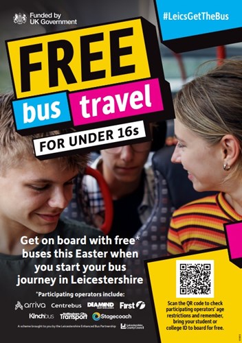 Free U16's Bus Travel This Easter Holiday