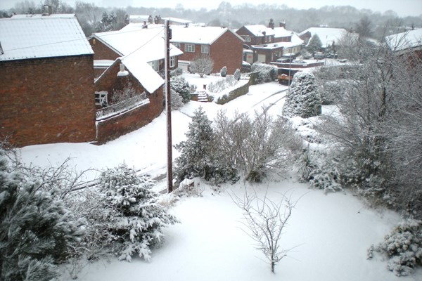 A snowy view of Plumtree