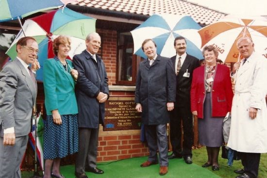 opening ceremony for raynor's cottages