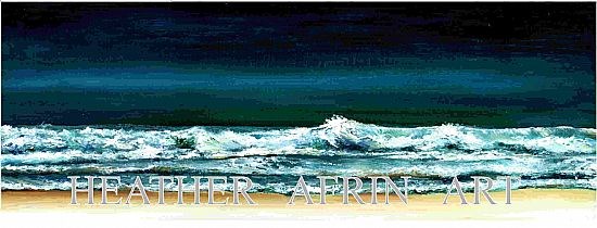 SOLD - Orignal White Horses Oil painting
