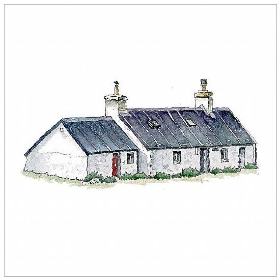 Framed Black Rock Bothy
